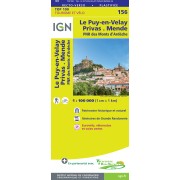 156 IGN Le Puy-en-Velay Privas